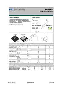 AON7426 Datasheet Cover