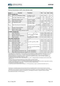 AON7426 Datasheet Page 2