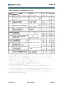 AON7428 Datasheet Page 2