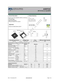 AON7510 Datasheet Cover