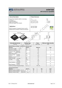 AON7556 Datasheet Cover