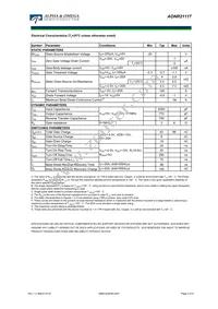 AONR21117 Datasheet Page 2