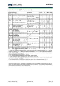 AONS21357 Datasheet Page 2