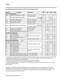 AOP607 Datasheet Page 2