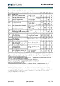 AOT1608L Datasheet Page 2