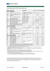 AOT20C60PL Datasheet Page 2