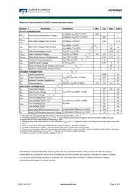 AOT20N25L Datasheet Page 2