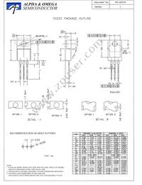 AOT270L Datasheet Cover