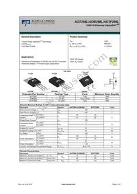 AOT298L Datasheet Cover