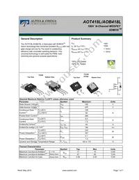 AOT418L_001 Datasheet Cover