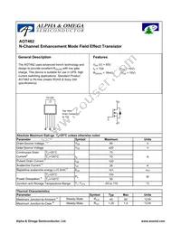 AOT462_002 Datasheet Cover