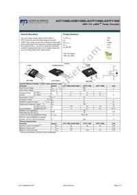 AOTF11S60L Datasheet Cover