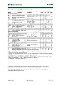 AOTF3N90 Datasheet Page 2