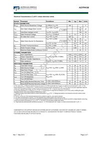 AOTF4126 Datasheet Page 2