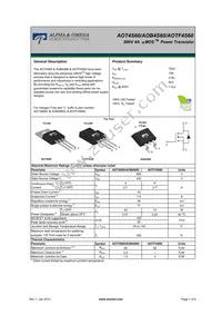 AOTF4S60 Datasheet Cover