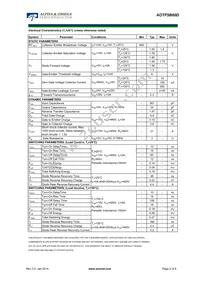 AOTF5B60D Datasheet Page 2