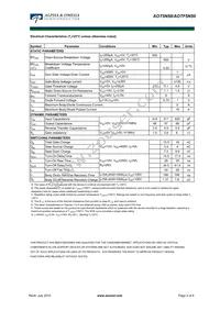 AOTF5N50 Datasheet Page 2