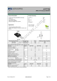 AOTF7T60L Datasheet Cover