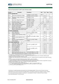 AOTF7T60L Datasheet Page 2