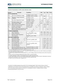 AOTF8N50 Datasheet Page 2