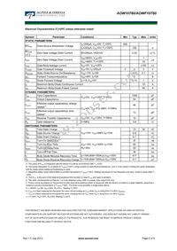 AOWF10T60 Datasheet Page 2