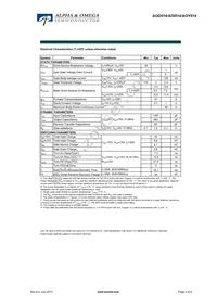 AOY514 Datasheet Page 2