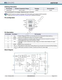 AOZ1012DI Datasheet Page 2