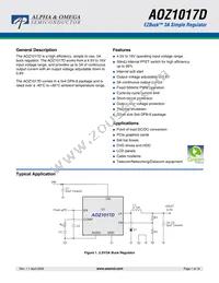 AOZ1017DIL#A Datasheet Cover