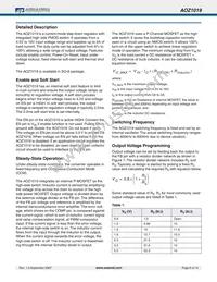 AOZ1019AI Datasheet Page 6