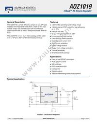 AOZ1019AIL Datasheet Cover