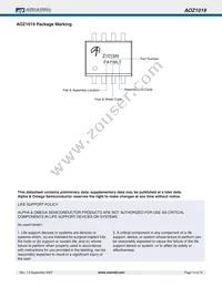 AOZ1019AIL Datasheet Page 14