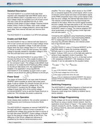 AOZ1022DI-01 Datasheet Page 7