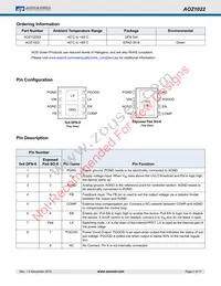 AOZ1022DI-5L Datasheet Page 2