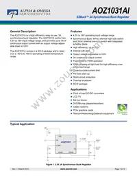 AOZ1031AI_3#A Datasheet Cover