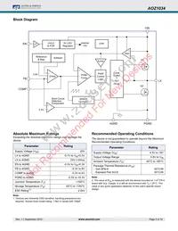 AOZ1034PI Datasheet Page 3