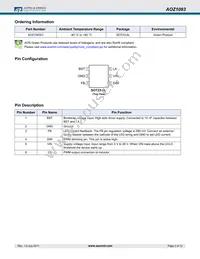 AOZ1083CI Datasheet Page 2