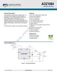 AOZ1084DI Datasheet Cover