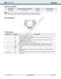 AOZ1084DI Datasheet Page 2