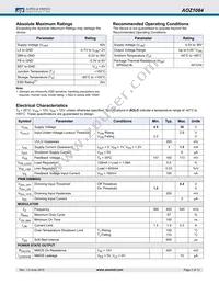 AOZ1084DI Datasheet Page 3