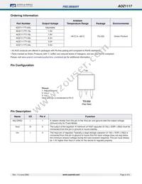 AOZ1117TI-AAL_2 Datasheet Page 2