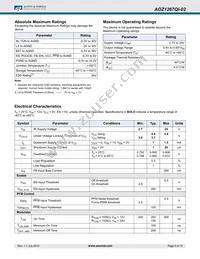 AOZ1267QI-02 Datasheet Page 4