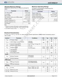 AOZ1268QI-01 Datasheet Page 4