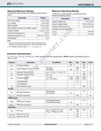 AOZ1268QI-02 Datasheet Page 4