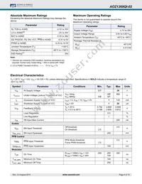 AOZ1269QI-02 Datasheet Page 4