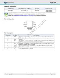 AOZ1280CI Datasheet Page 2