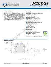 AOZ1282CI-1 Datasheet Cover