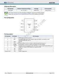 AOZ1283PI Datasheet Page 2