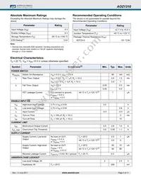 AOZ1310CI-1 Datasheet Page 3