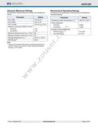 AOZ1320DI-06L Datasheet Page 3