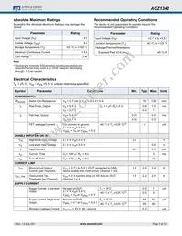 AOZ1342PI-1 Datasheet Page 3